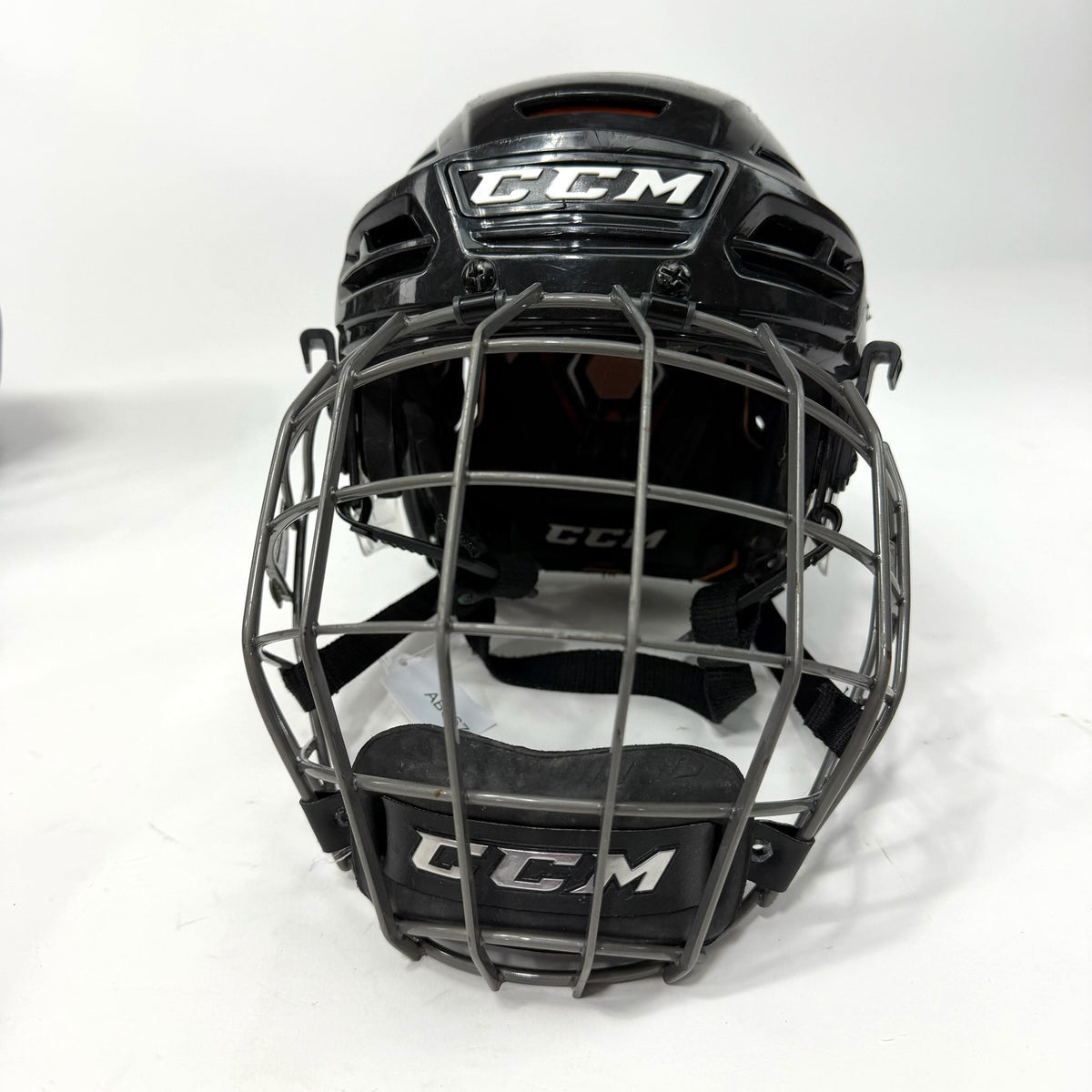 Used Black CCM Tacks 710 Helmet with Cage | Senior Small | AB667