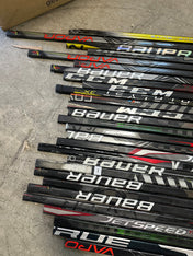 x28 Large Lot of Broken Hockey Shafts for Projects - #C351