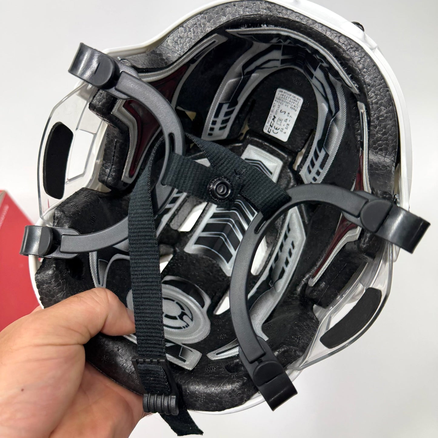 New White CCM FL60 Helmet | Small | AB740