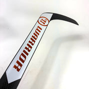New Regular Orange/White Warrior Ritual V4 Goalie Stick | 27" Paddle Heel Curve | R304 - Top Flight Hockey