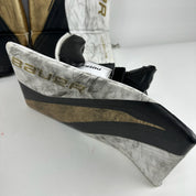 Used Vegas Knights White and Gold Bauer Vapor Hyperlite 2 Goalie Full Set | Patera | 35+1"