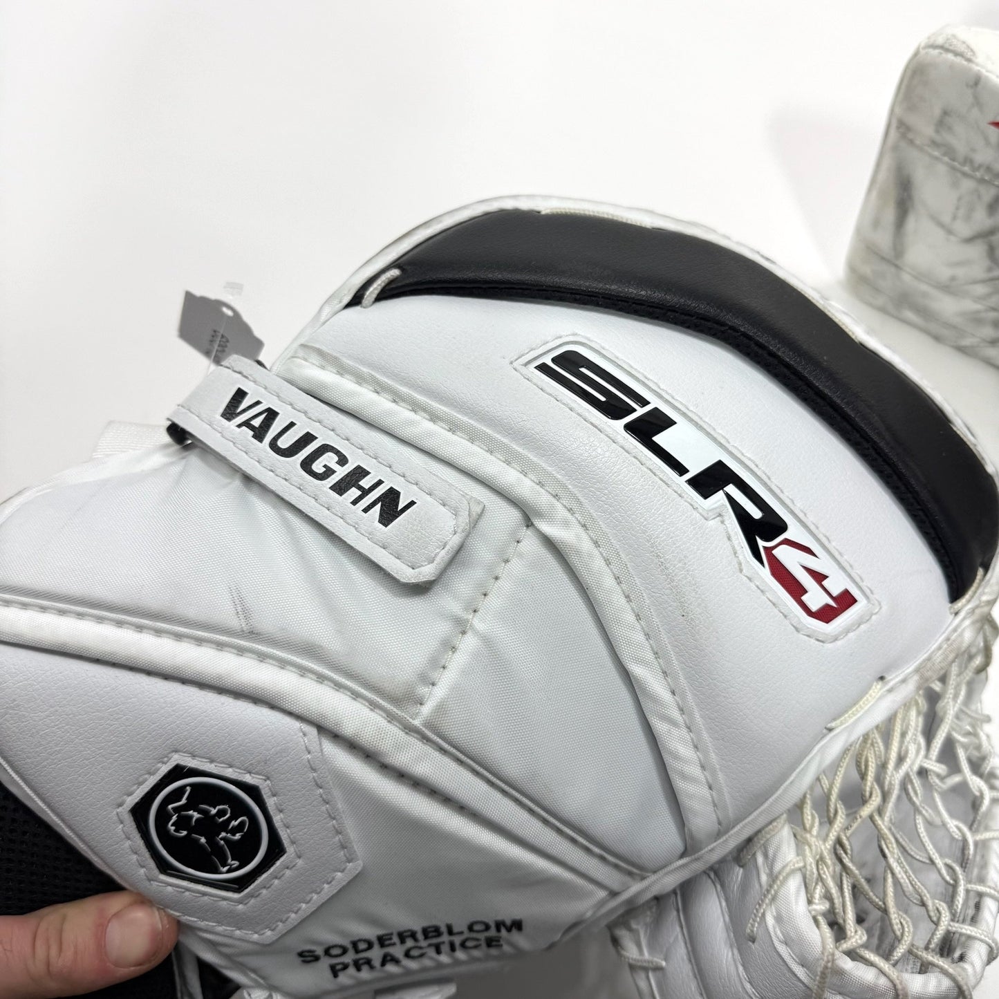 Used Chicago Blackhawks Vaughn and True Regular Glove and Blocker | Arvid Soderblom | BH389 - Top Flight Hockey