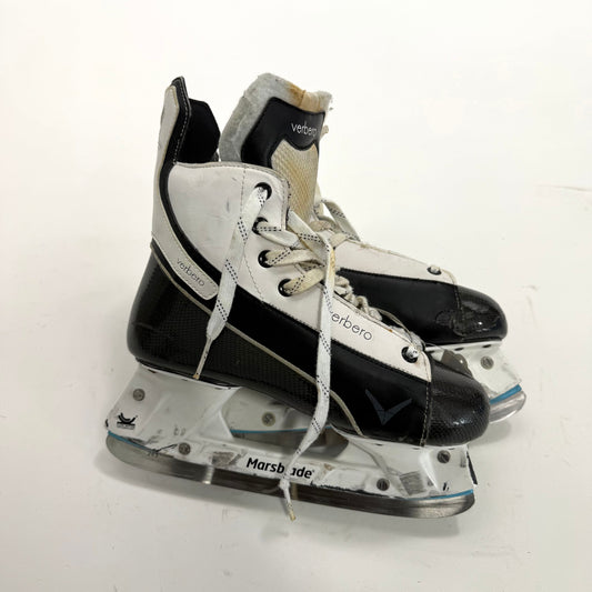 Used White Verbero Skates | Size 7.5D | A112 - Top Flight Hockey