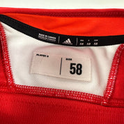 HARDMAN #86 - Red Chicago Blackhawks Practice Jersey - Adidas MIC Size 58 - Top Flight Hockey