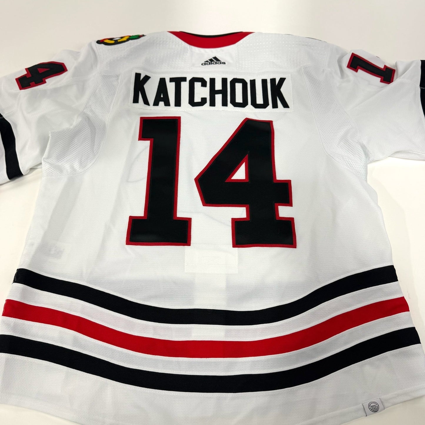 Boris Katchouk #14 Away Chicago Blackhawks Team Issued Jersey 2021-2022 | Size 56 | 21725