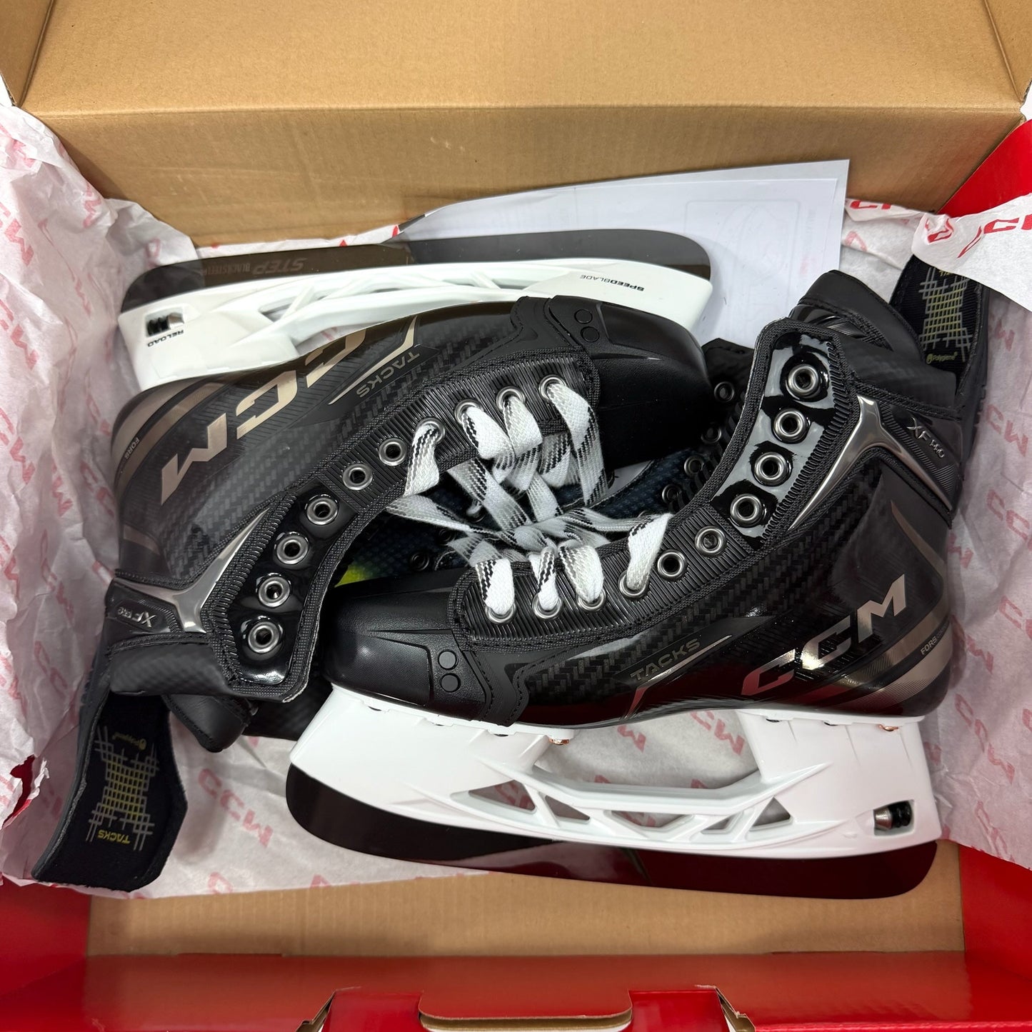 Brand New Retail CCM Tacks XF Pro Skates - Size 6.5 - Regular
