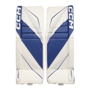 New CCM White E Flex 6.9 Goalie Leg Pads | 31+1" | #191520631918 - Top Flight Hockey