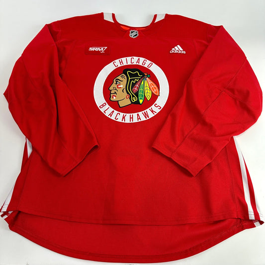 TUULOLA #41 - Red Chicago Blackhawks Practice Jersey - Adidas MIC Size 58 - Top Flight Hockey
