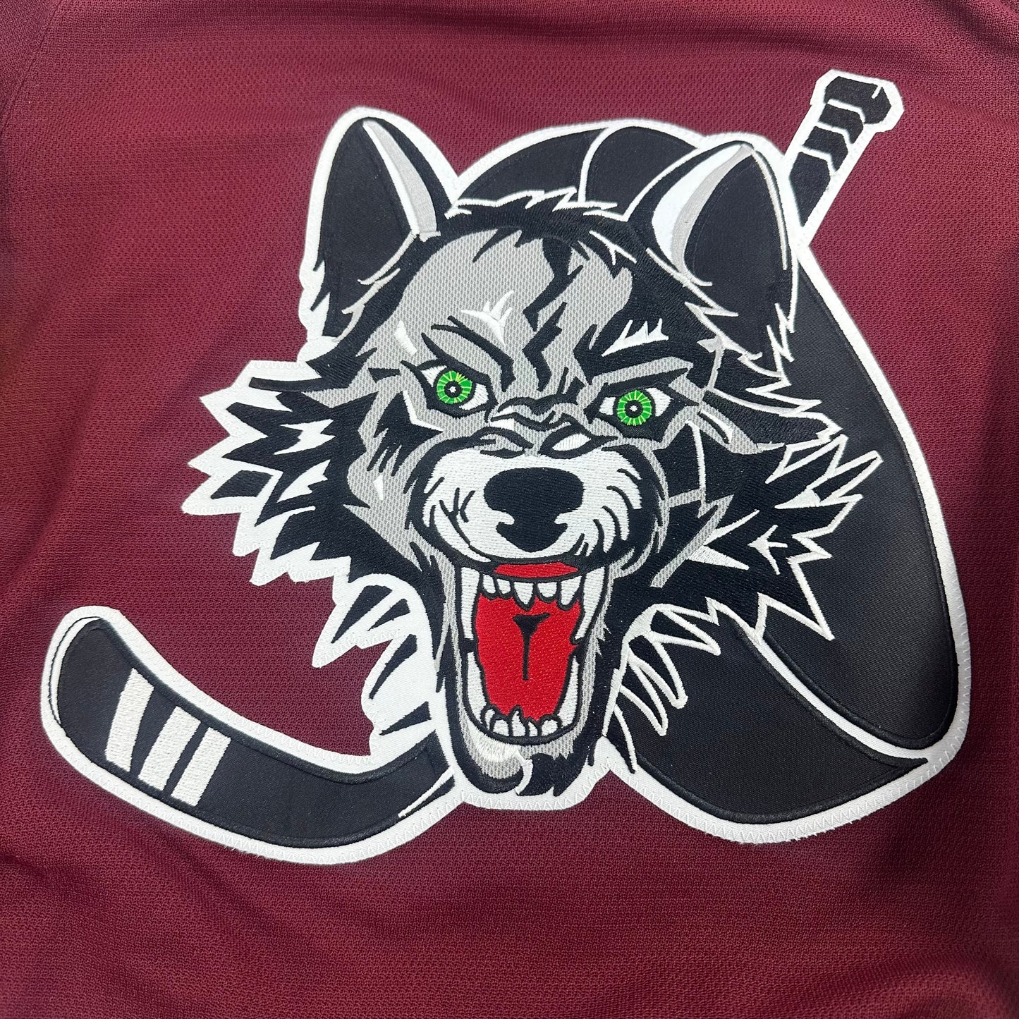 Brand New Authentic Chicago Wolves AHL Quicklite Game Jersey - MIC Made in Canada - Top Flight Hockey