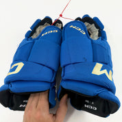Used STL Blues Winter Classic CCM Jetspeed Pro Gloves | 14" | D108 - Top Flight Hockey