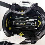 New Black Warrior Alpha One Pro Helmet | Senior Small - Top Flight Hockey