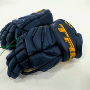 Used Navy STL Blues True Catalyst 9x Gloves | 14" | D164 - Top Flight Hockey