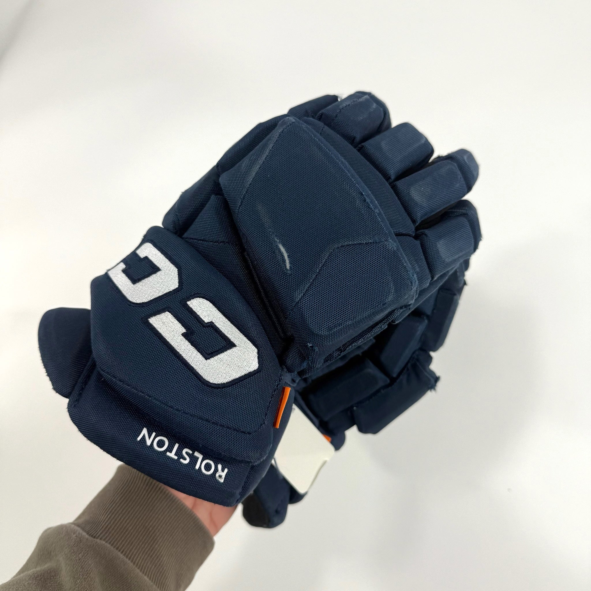 Used Navy CCM Jetspeed Pro Gloves | 14" | D361