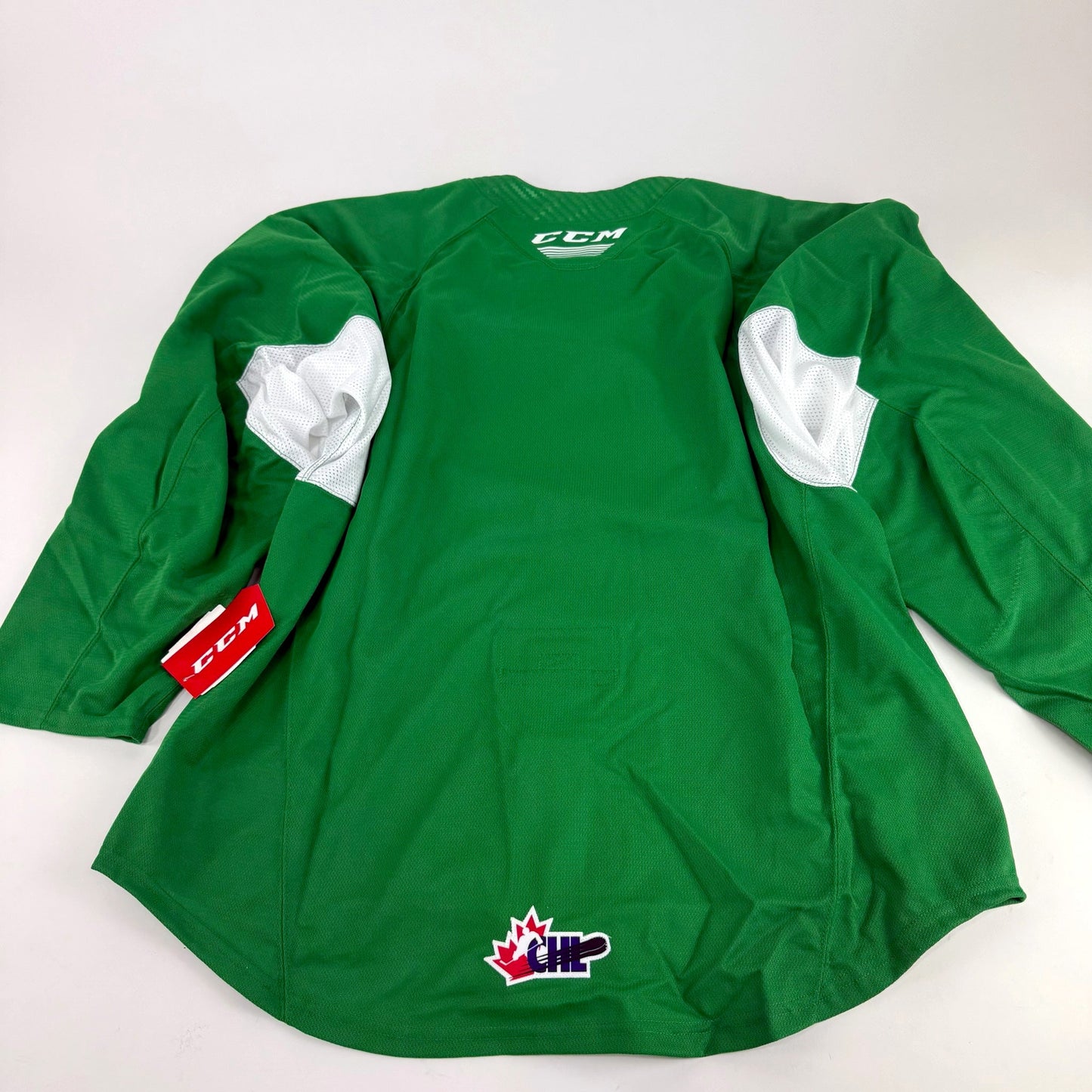 New Green and White CCM WHL All Star Jersey | Size 56 | 191520953706 - Top Flight Hockey