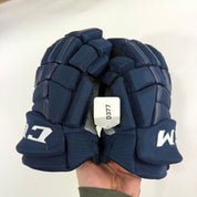 Used Navy CCM HGQL Gloves | 13" | D377