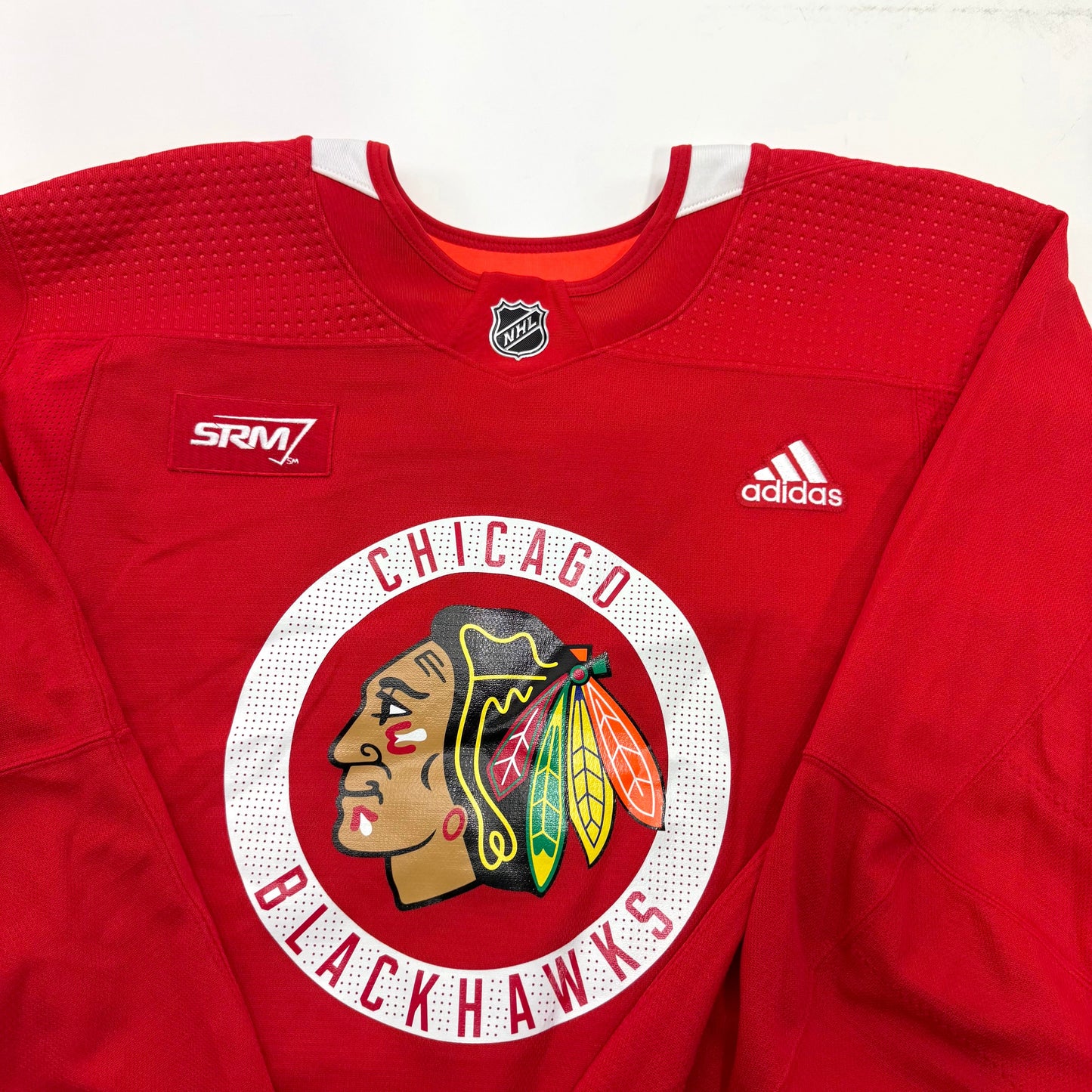 Used Red Chicago Blackhawks Adidas MIC Practice Jerseys - Multiple Options Available