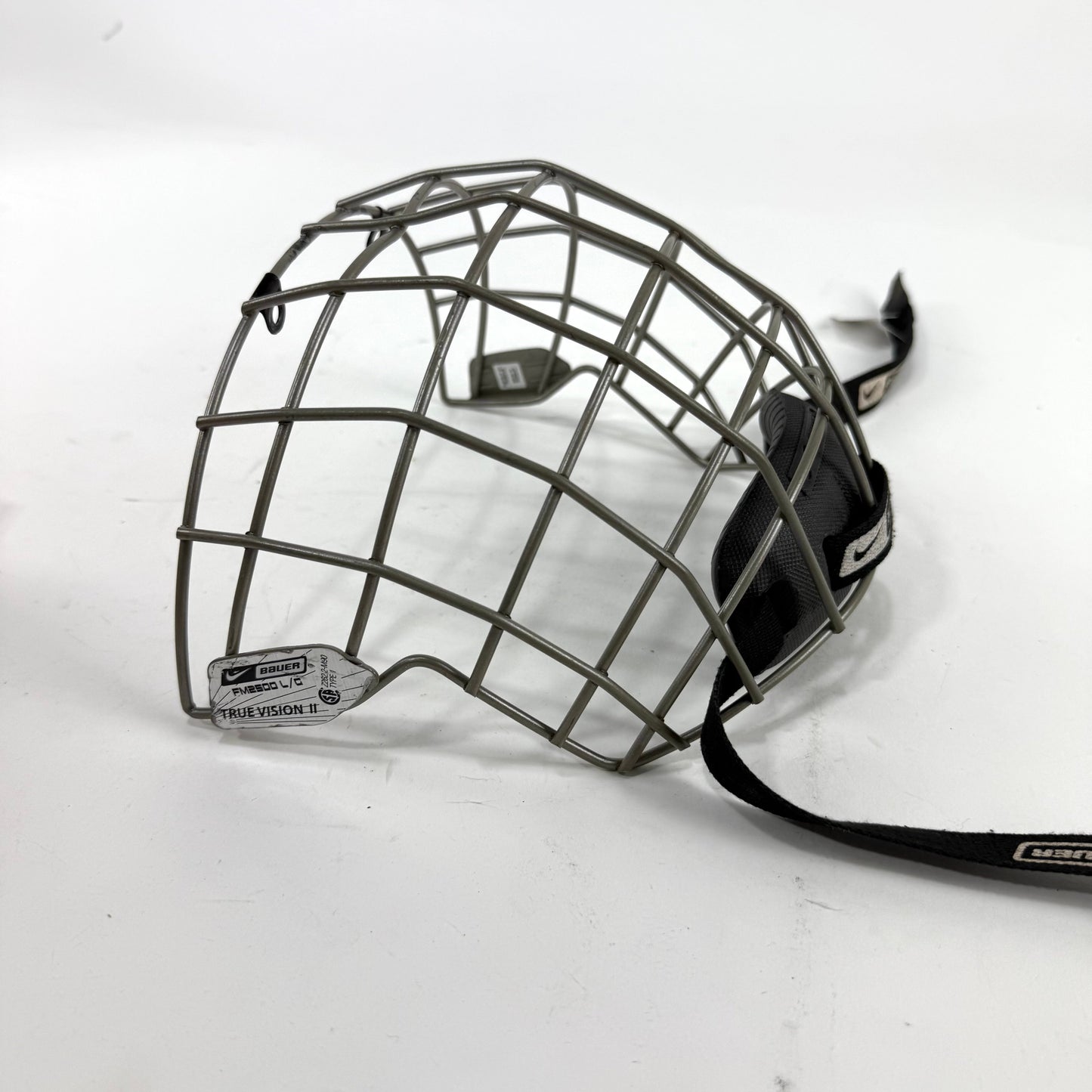 Used Silver Nike Bauer FM2500 Cage | Senior Large | E194 - Top Flight Hockey